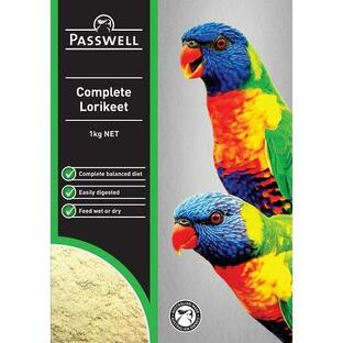 WOMBAROO PASSWELL コンプリート ロリキート 1kg ウォンバルー パスウェル ローリーネクター ローリーパウダー 餌 鳥 インコ ゴシキセイガイ ヒインコの画像