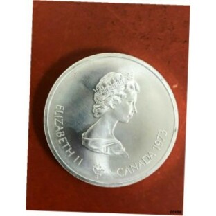 【品質保証書付】 アンティークコイン NGC PCGS 1973年 カナダ 記念 モントリオール 1976 オリンピック 0.925 シルバー 10 ドル コイン-の画像