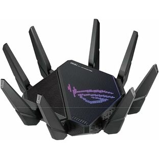 ASUS WiFi ROG Rapture GT-AX11000 PRO/J 無線 ルーター 最新規格WiFi6 4804+4804+1148Mbps v6プラス/ OCNバーチャルコネクトに対応トライバンドゲーミング。 10G&2.5G WAN/LANポート 2.0GHzクアッドコアCPU メッシュ機能付 3階建4LDK 国内正規代理店品の画像