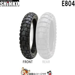 100/90-19 M/C 57S TT E804 フロント チューブタイヤ シンコー shinko タイヤ オフロード 一般公道走行可の画像