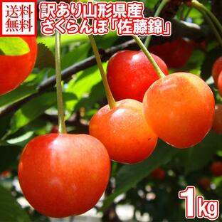 訳あり さくらんぼ 佐藤錦 1kg 山形県産 サクランボ 父の日 ギフト 果物 フルーツの画像