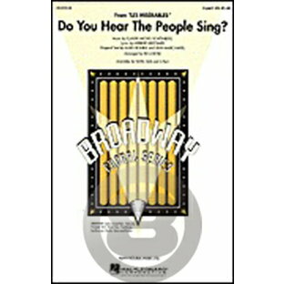 [楽譜] 《輸入合唱楽譜》民衆の歌(ミュージカル「レ・ミゼラブル」より)(SAB: 混声三部合唱)【10,000円以上送料無料】(Do You Hear the People Sing?(from Les Miserables)(SAB)《輸入楽譜》の画像