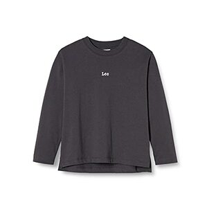 [リー] Tシャツ BACKPRINT L/S TEE OVERALLS キッズ ブラック 110の画像