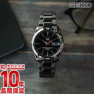 セイコー5 自動巻き 逆輸入モデル 腕時計 メンズ メカニカル 機械式 セイコー５ SEIKO5 SNKE03K1 SNKE03KC ブラックの画像