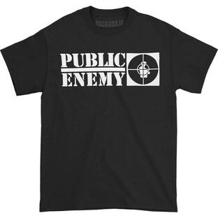 (パブリック・エナミー) Public Enemy オフィシャル商品 ユニセックス Crosshairs Tシャツ ロゴ コットン 半袖 トップの画像