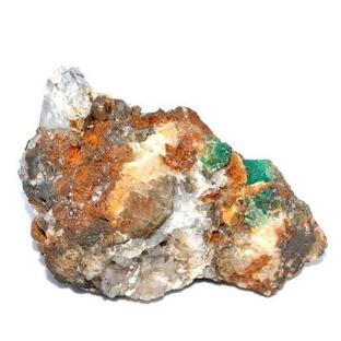 コロンビア産エメラルド・水晶原石の画像