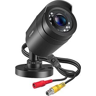 ZOSI 防犯カメラ フルハイビジョン1080P 200万画素アナログ/AHD/CVI/TVIカメラ 赤外線搭載 3.6MM固定レンズ暗視機能 防水仕様の画像