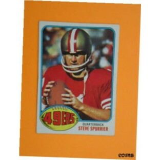 【品質保証書付】 トレーディングカード Steve Spurrier 1976 TOPPS Card #274 49ERSの画像