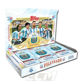 【予約WUS01】【国内未発売】TOPPS Argentina Fileteado プレミアムチームセット 2023 サッカーカード ボックス販売【サッカートレカ/アルゼンチン代表/メッシ/の画像