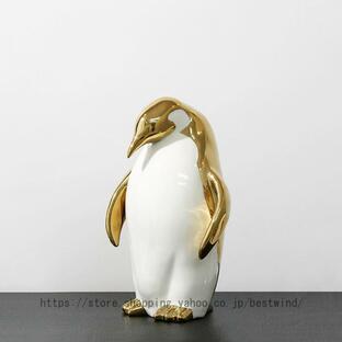 パンダのおきものかわいい 置物 パンダ モダン 工芸品 樹脂飾り マスコット 動物の置物 オーナメント オブジェ ペンギン キラキラ 動物置物 シンプルの画像