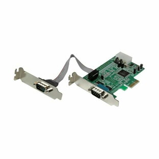 STARTEC.COM社 シリアル増設カード/PCIe - 2x RS232C/16550 UART/ロープロ PEX2S553LP 1個の画像
