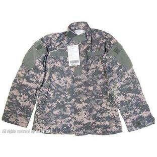 米軍 ACU 迷彩 難燃性 FR アーミー コンバット ユニフォーム シャツ ジャケット リップストップ UCP 戦闘服の画像