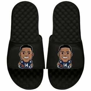 アイスライド サンダル シューズ メンズ DK Metcalf NFLPA ISlide Emoji Slide Sandals Blackの画像