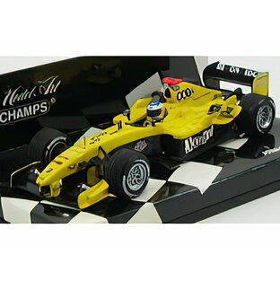 JORDAN - F1 FORD EJ14 N 18 RACE VERSION 2004 N.HEIDFELD - YELLOW BLACK /Minichamps 1/43 ミニカーの画像