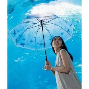 傘 レディース 「ビニール傘」えのすい×Wpc. アンブレラ 「おはよう、大水槽アンブレラ」「おやすみ、くらげアンブレラ」の画像