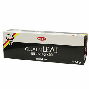 板ゼラチン リーフ400黒箱 300g / 凝固剤 ムース ゼリー 製菓材料の画像