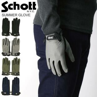 (ショット) Schott サマー グローブ 手袋 バイク用 メッシュ素材 スマホ対応 メンズ レディースの画像