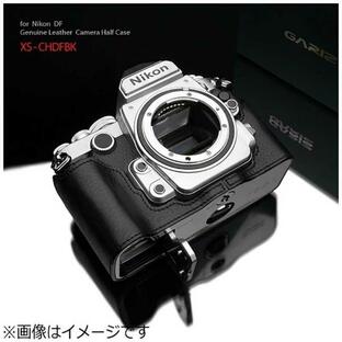 GARIZ 本革カメラケース 「ニコン Ｄｆ用」（ブラック） XS-CHDFBKの画像