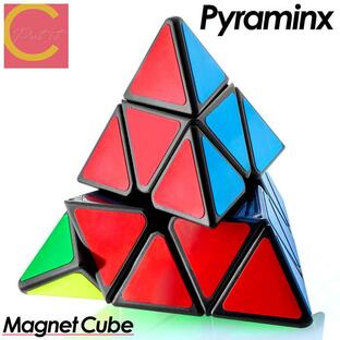 【 送料無料 】マグネットキューブ ピラミンクス ピラミッド 三角形 三角 競技用 ゲーム パズル 脳トレ 立体キューブ お得 おもちゃ 子供 ルービック スピードの画像
