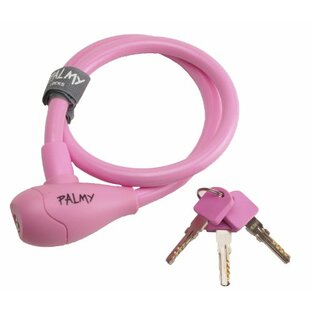 PALMY(パルミー) ワイヤーロック P-4505/Φ12×700mm ピンクの画像
