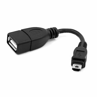 CY Cable VMC-UAM1 USB 2.0 OTGケーブル ミニ Aタイプ オス - USB メス ホスト ハンディカム PDA 電話用の画像