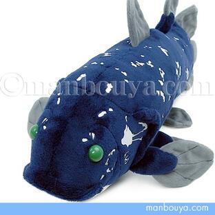 シーラカンス グッズ ぬいぐるみ 深海魚 水族館お土産 A-SHOW 栄商 わくわく図鑑 37cm まんぼう屋ドットコムの画像