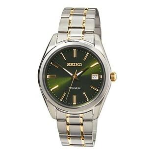 腕時計 セイコー メンズ SUR377P1 SEIKO Classic Quartz Green Dial Men's Watch SUR377の画像