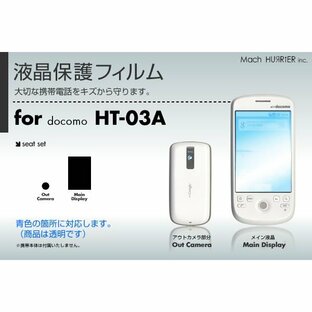 HT-03A液晶保護フィルム 3台分セットの画像