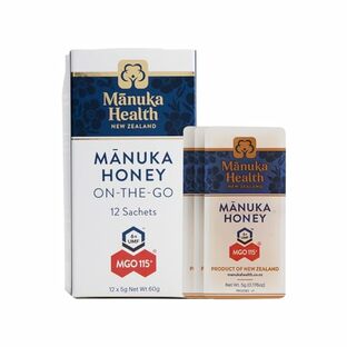 マヌカヘルス マヌカハニー 携帯用 スナップ パック MGO 115 + 個包装 5g × 12個 ［ ニュージーランド産 蜂蜜 小分け UMF 6 + ］の画像