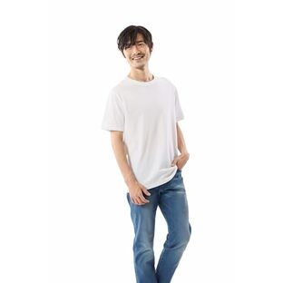 [ヘインズ] Tシャツ 半袖 SHIRO 綿100% 丸胴仕様 タグレス仕様 Tシャツ白クルーネックTシャツ アンダーウェアメンズ HM1-X201 ホワイト Sの画像