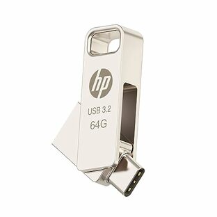 【ギッシュジャパン株式会社日本総代理店】Type-C/A USBメモリ OTG USB 3.2 USB 64GB 最大読出速度100MB/s 軽量 合金製 頑丈で耐久性 USBメモリ Type-C & Type-Aデュアルコネクタ GJPDHP-OTG64の画像