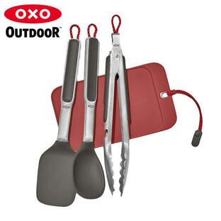 OXO OUTDOOR オクソー アウトドア クッキングツールセット 調理器具 キッチンツール COOKING TOOL SET シルバー 9108900の画像