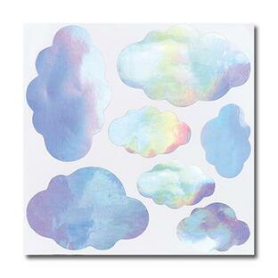 オーロラカラー／雲型ウォールステッカー サン宝石の画像