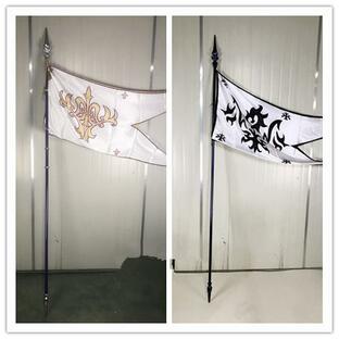 natto製 fgo コスプレ ジャンヌ・ダルク ルーラー 用道具 旗 コスプレ 武器 pvc素材 分解可能の画像