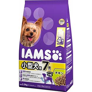 アイムス (IAMS) ドッグフード 7歳以上用 小型犬用 小粒 チキン シニア犬用 2.3kgの画像