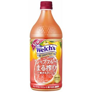 アサヒ飲料 Welch's(ウェルチ) ピンクグレープフルーツ100 800g×8本 ボトルの画像