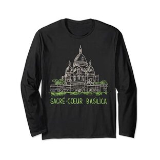 Sacre-Coeur バシリカ パリ 長袖Tシャツの画像