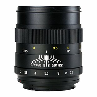 中一光学(ZHONG YI OPITCS) 単焦点レンズ CREATOR 85mm F2 (ニコンFマウント)(ブラック)の画像