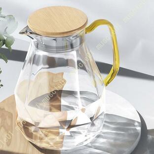 ガラス ティーポット 透明 耐熱ガラス ブルー ガラス製ポット おしゃれ 紅茶 お茶 フルーツティー 茶こし付き 保温 ガラスサーバー 耐熱ガラス製ティーポットの画像