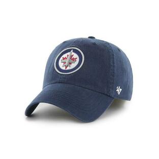 47ブランド メンズ 帽子 アクセサリー Men's Navy Winnipeg Jets Classic Franchise Fitted Hatの画像