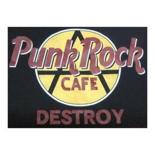 パンク ロック カフェ Tシャツ Punk Rock Cafe ハードロックカフェ パロディ ロックTシャツ バンドＴシャツの画像