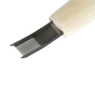 メール便 彫刻刀 帯漉刀 12mm 天道 道刃物工業 レザークラフト刃物 聖シリーズ 職人 三冨 Dの画像