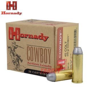 Hornady 45COLT用 カートリッジ パッケージ &トレイ 20発（ホーナディ 45コルト ダミーカート 薬莢ケース 銃弾ケース 弾薬ケース 米国製 実物）の画像