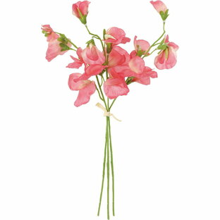 【造花】YDM/エレナスイートピーバンチ モーブ/FS-7956MAV【01】【取寄】 造花（アーティフィシャルフラワー） 造花 花材「さ行」 スイトピーの画像