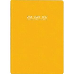 高橋 手帳 2025年 A5 3年卓上日誌 オレンジ No.96 (2025年 1月始まり)の画像