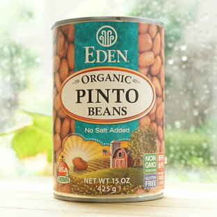 EDEN 有機ピントビーンズ(缶)/425g【アリサン】 Organic Pinto Beansの画像