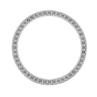Ewatchparts BEZEL COMPATIBLE WITH DIAMOND 34MM ROLEX 5500,15000 15010 14000M,114200 STAINLESS STEEL 並行輸入品の画像