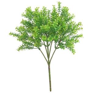 6枝48小枝偽四つ葉のクローバー植物ホームガーデンの装飾グリーンの画像