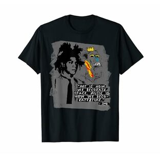 SPACE TIME ART MUSIC パンク グラフィティ アメリカ人アーティスト バスキア Tシャツの画像