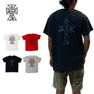 Tシャツ メンズ 半袖 ジェイアダムス ドッグタウン Jay Adams ジェイ アダムス オリジナルクロスロゴ CROSS LOGO ゼファー ZEPYER Z-BOYS スケートボードの画像